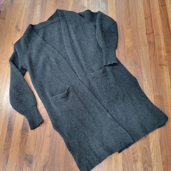 Ralph Lauren Wool Cashmere Long Line Long Sleeve Cardigan Size Small/ Medium - Picture 3 of 10